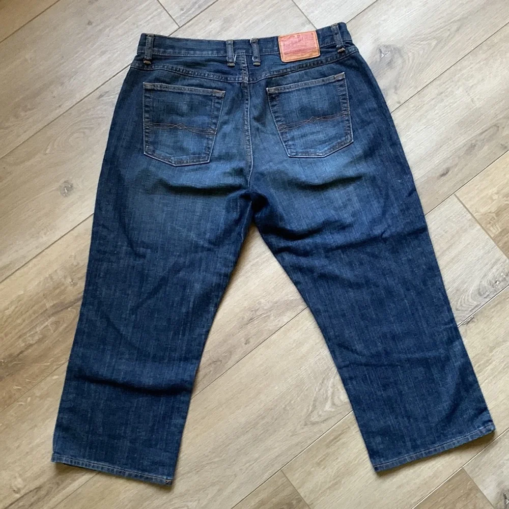 Lucky brand dungarees classic fit crop jeans size 32 - Picture 6 of 7